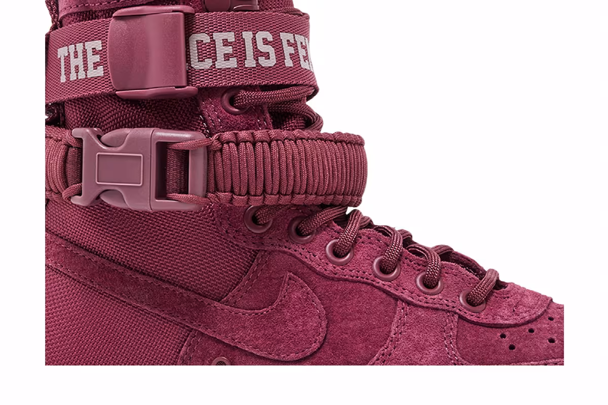 Nike Women's SF Air Force 1 Vintage Wine, view 3