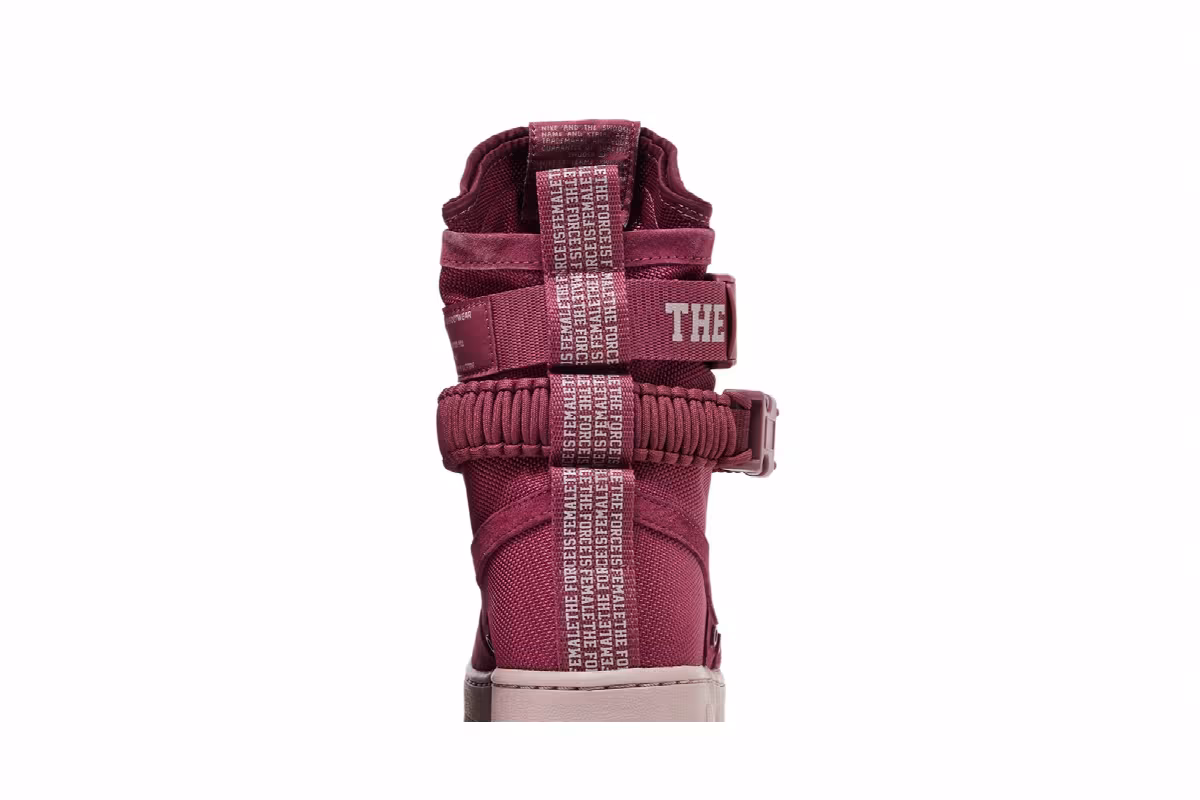 Nike Women's SF Air Force 1 Vintage Wine, view 8