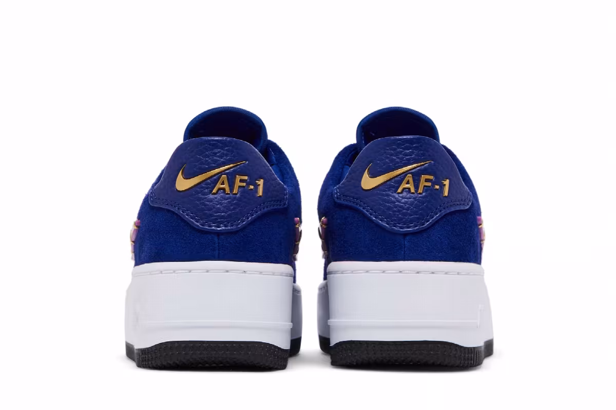 Nike Women's Air Force 1 Sage Low LX Deep Royal Blue, view 7