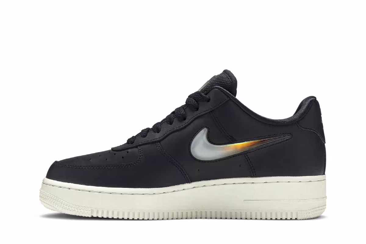 Nike Women's Air Force 1 Low SE Premium Oil Grey, view 4