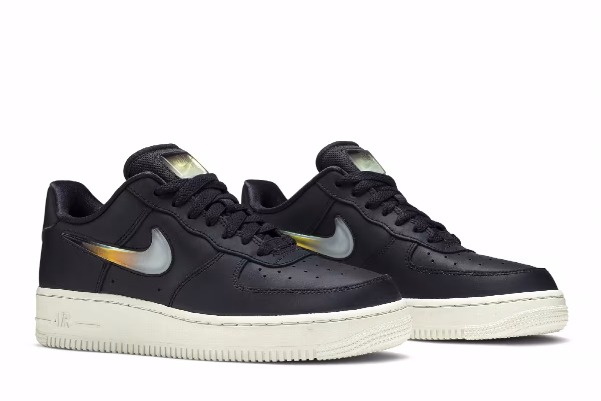 Nike Women's Air Force 1 Low SE Premium Oil Grey, view 9