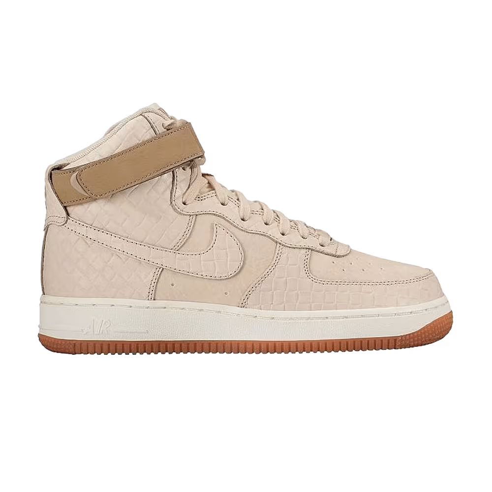 Nike Women's Air Force 1 Hi Premium Oatmeal