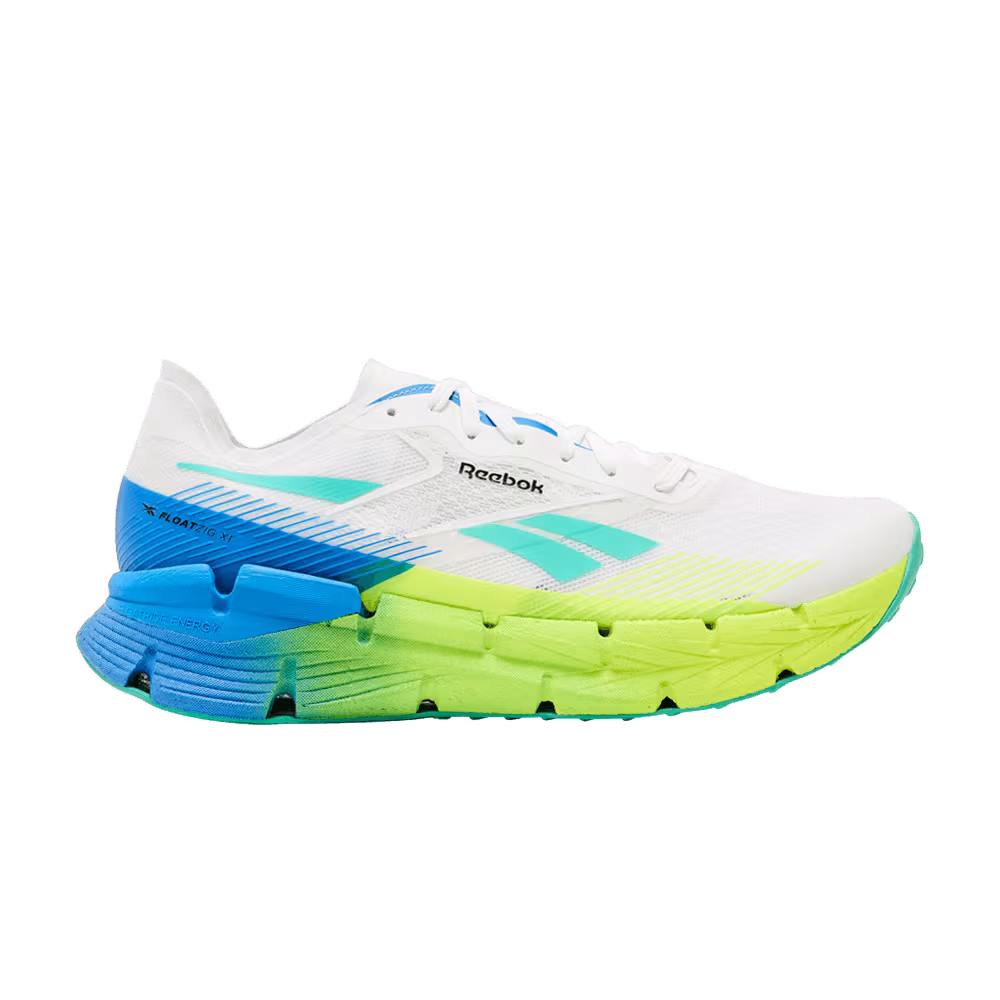 Reebok FloatZig X1 White Digital Lime Blue