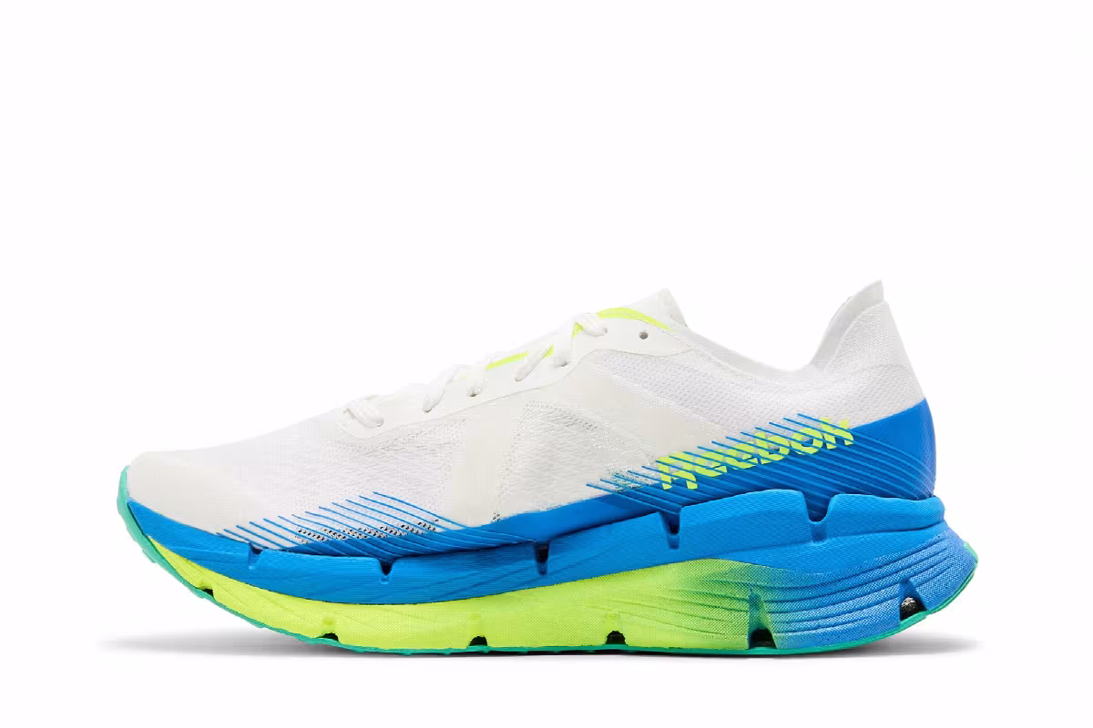 Reebok FloatZig X1 White Digital Lime Blue, view 4