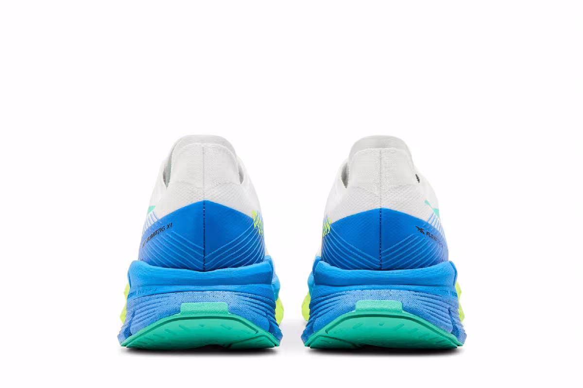 Reebok FloatZig X1 White Digital Lime Blue, view 7