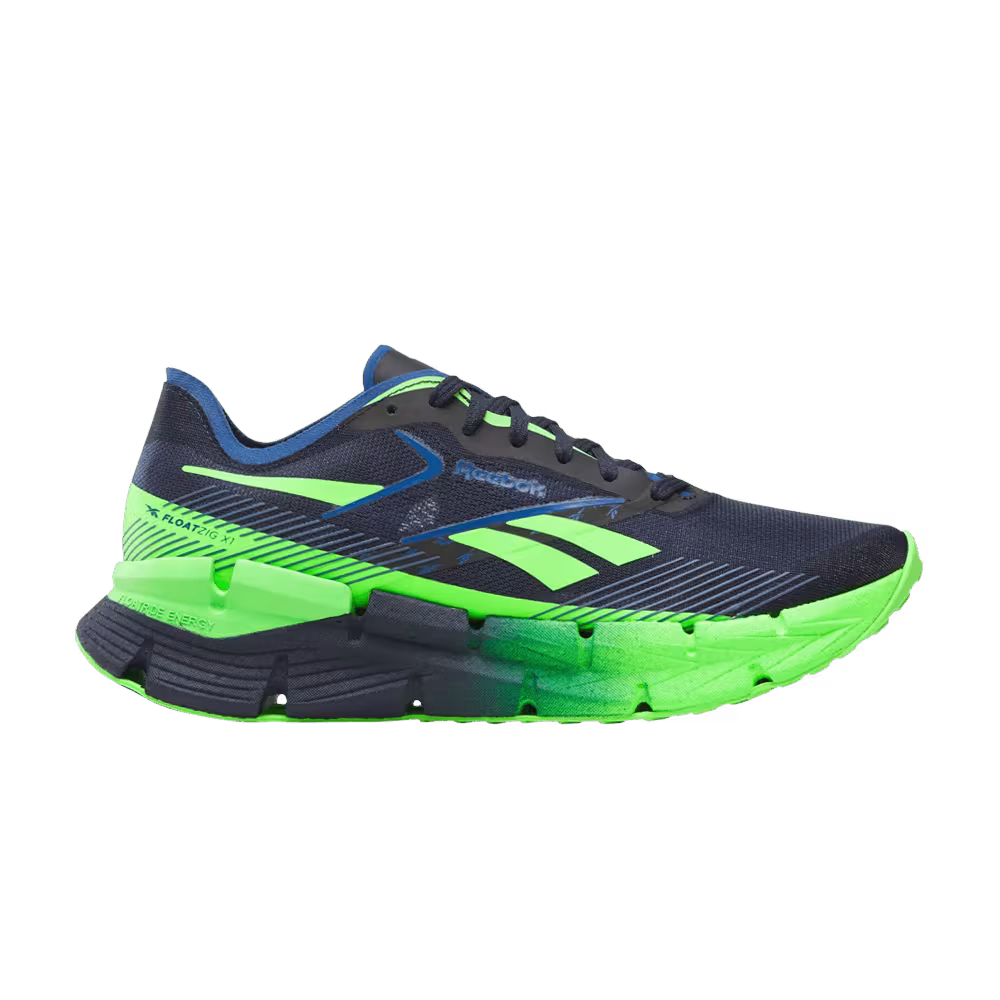 Reebok FloatZig X1 Twilight Blue Solar Lime