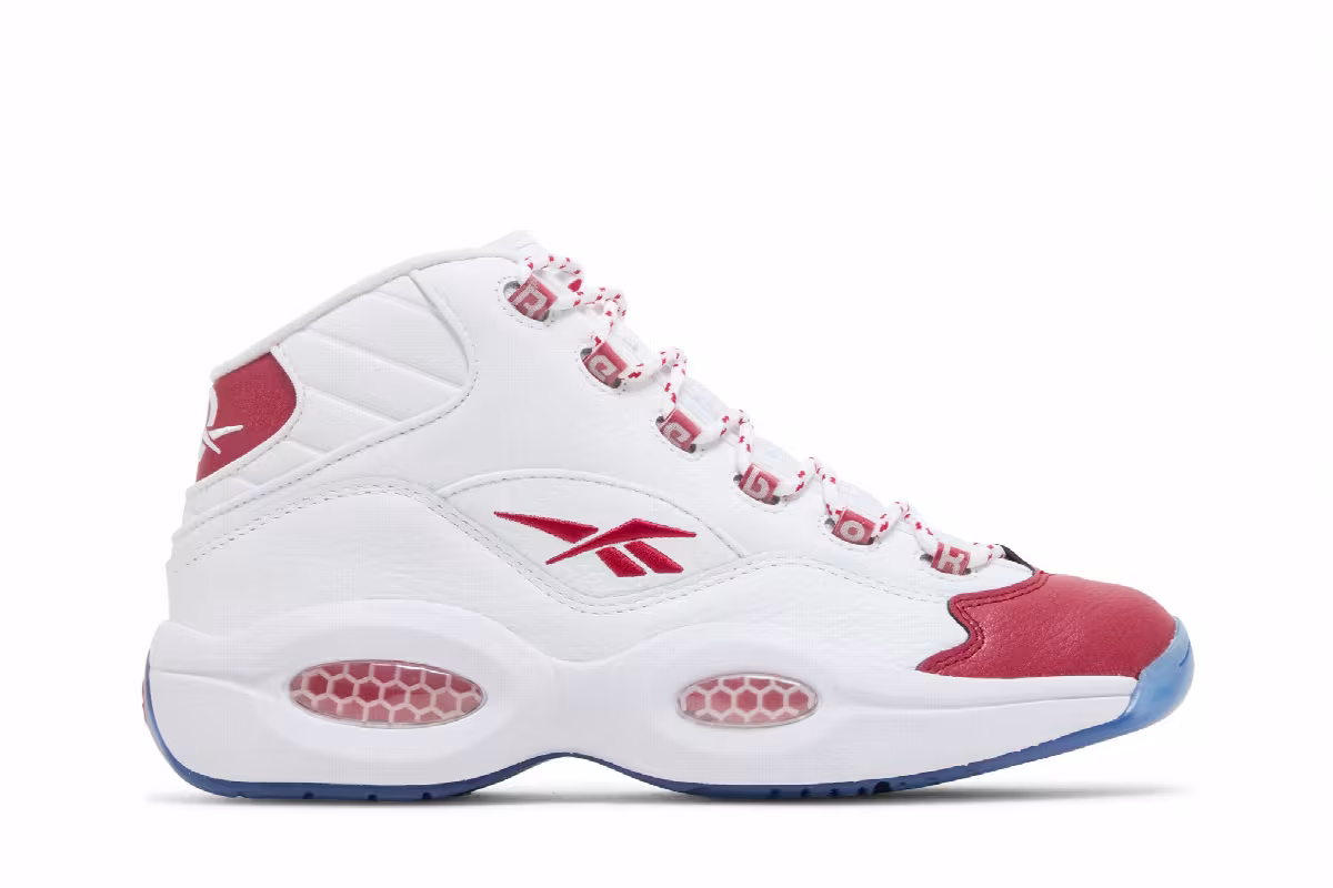 Reebok Question Mid Red Toe 2024, view 2