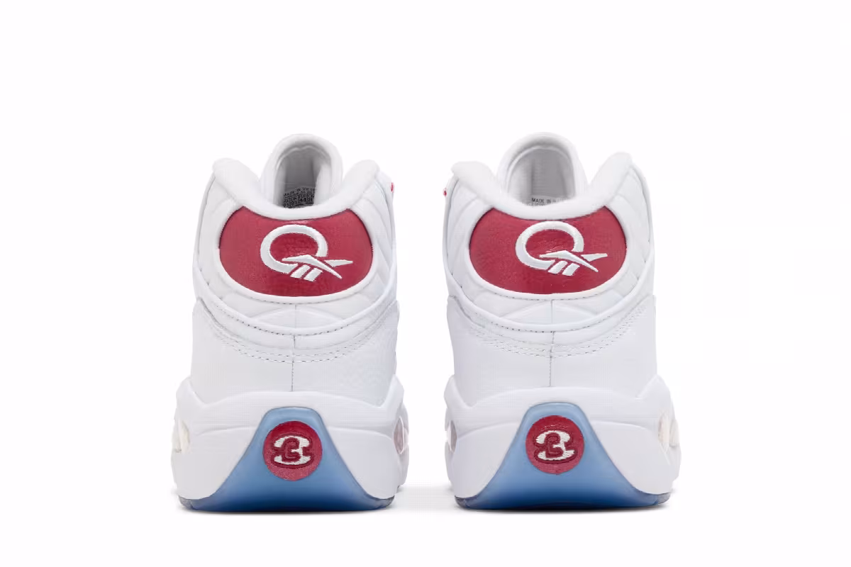 Reebok Question Mid Red Toe 2024, view 7
