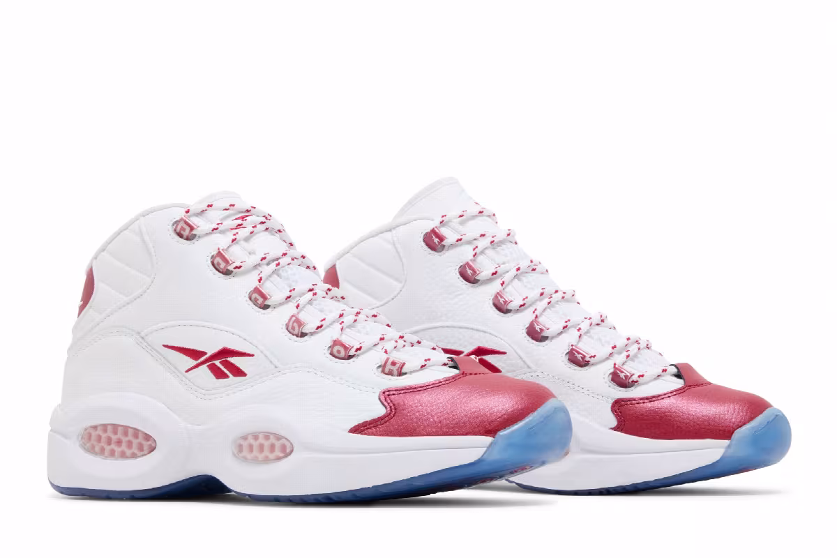 Reebok Question Mid Red Toe 2024, view 9