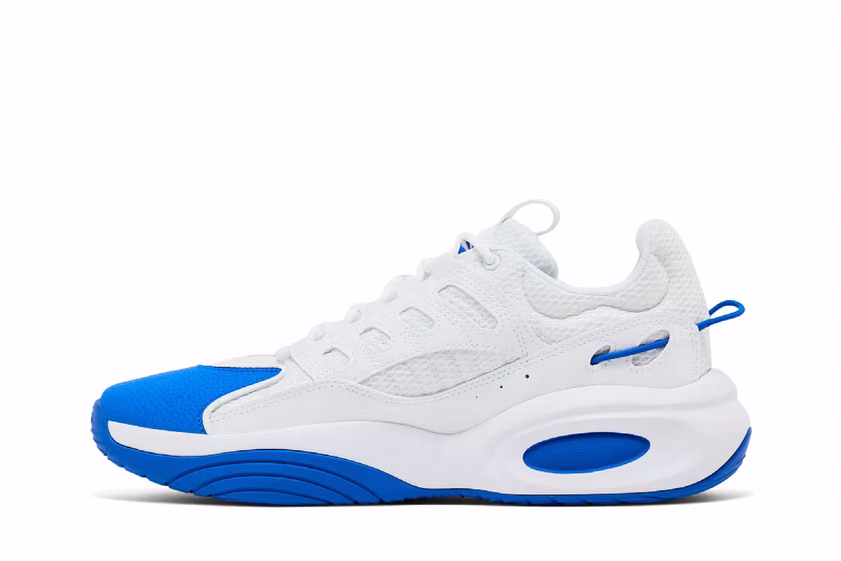 Reebok Solution Mid White Electric Cobalt, view 4