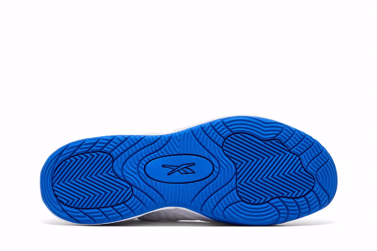 Reebok Solution Mid White Electric Cobalt, view 5