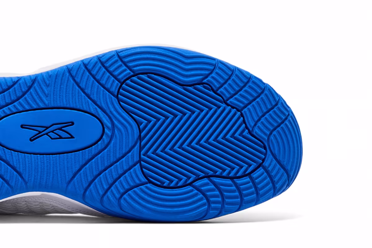 Reebok Solution Mid White Electric Cobalt, view 6
