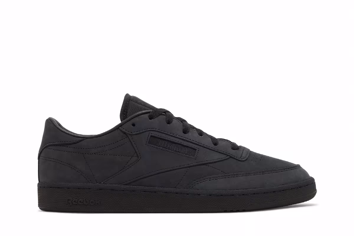 JJJJound x Reebok Club C 85 Triple Black, view 2
