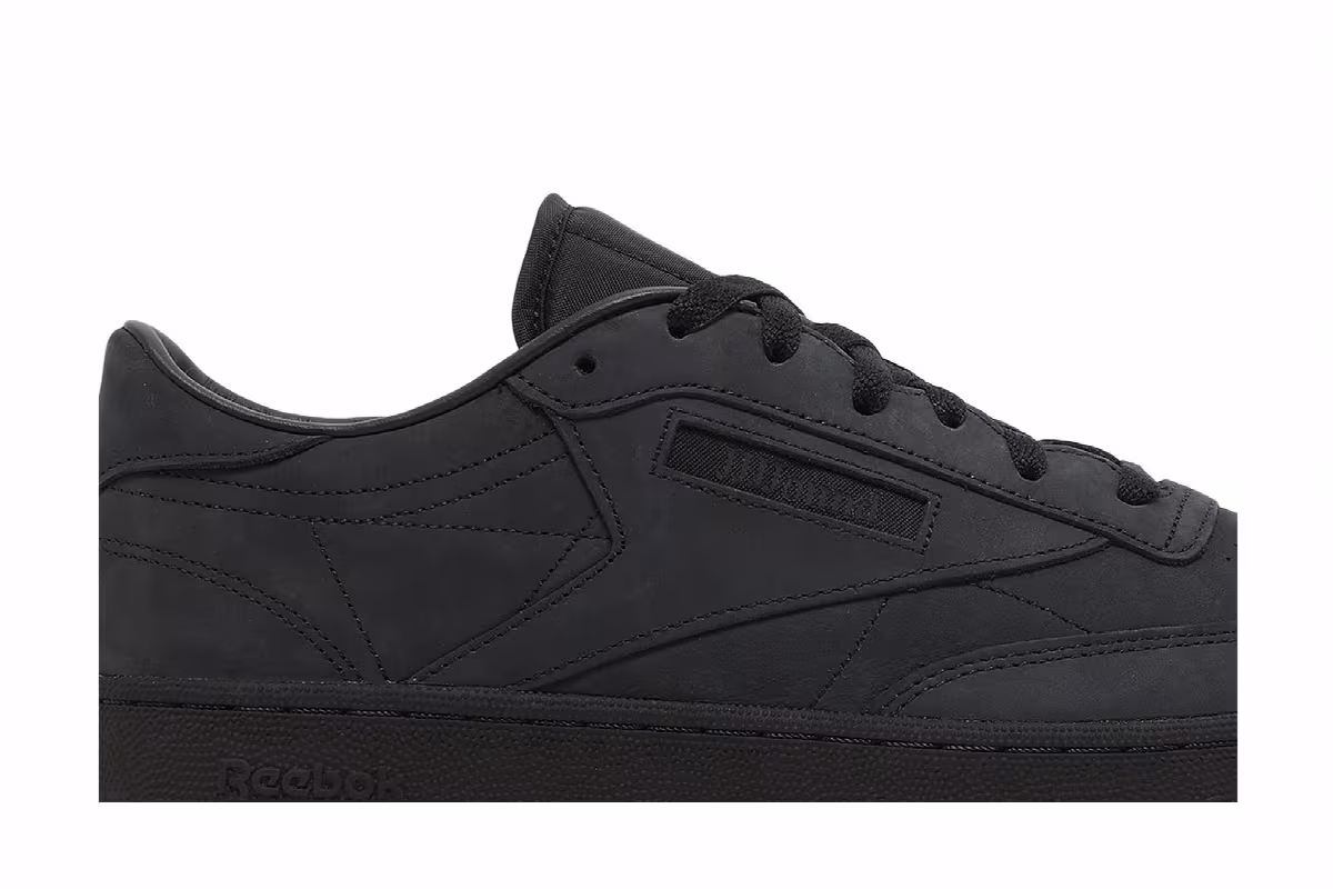 JJJJound x Reebok Club C 85 Triple Black, view 3