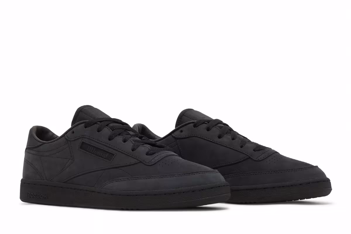 JJJJound x Reebok Club C 85 Triple Black, view 9