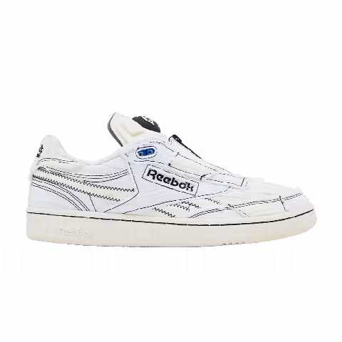 Market x Reebok Club C 85 Pump 'Chalk Black'