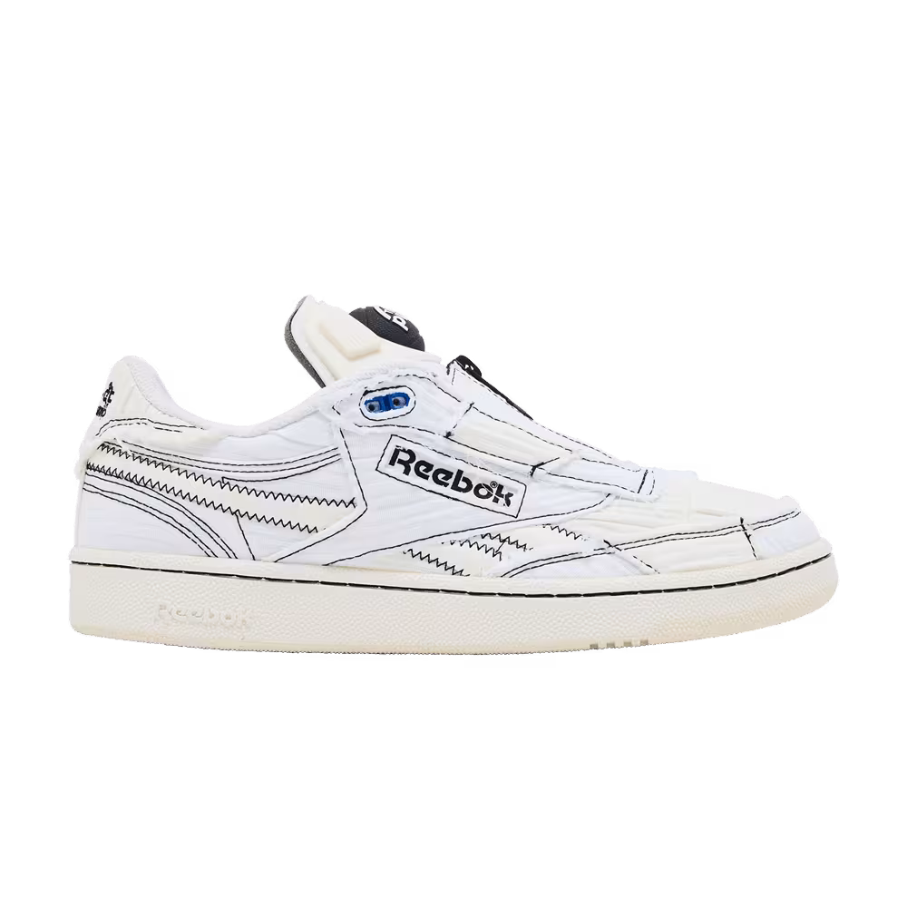 Market x Reebok Club C 85 Pump Chalk Black