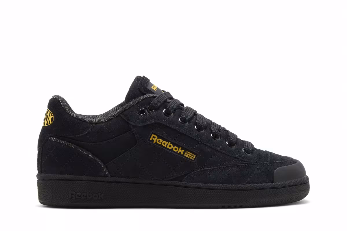 Reebok Club C Bulc Black Team Yellow, view 2