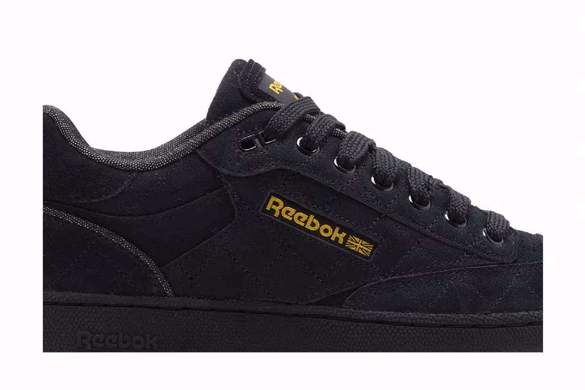 Reebok Club C Bulc Black Team Yellow, view 3