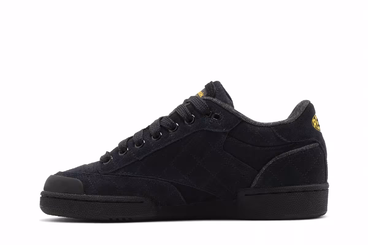 Reebok Club C Bulc Black Team Yellow, view 4