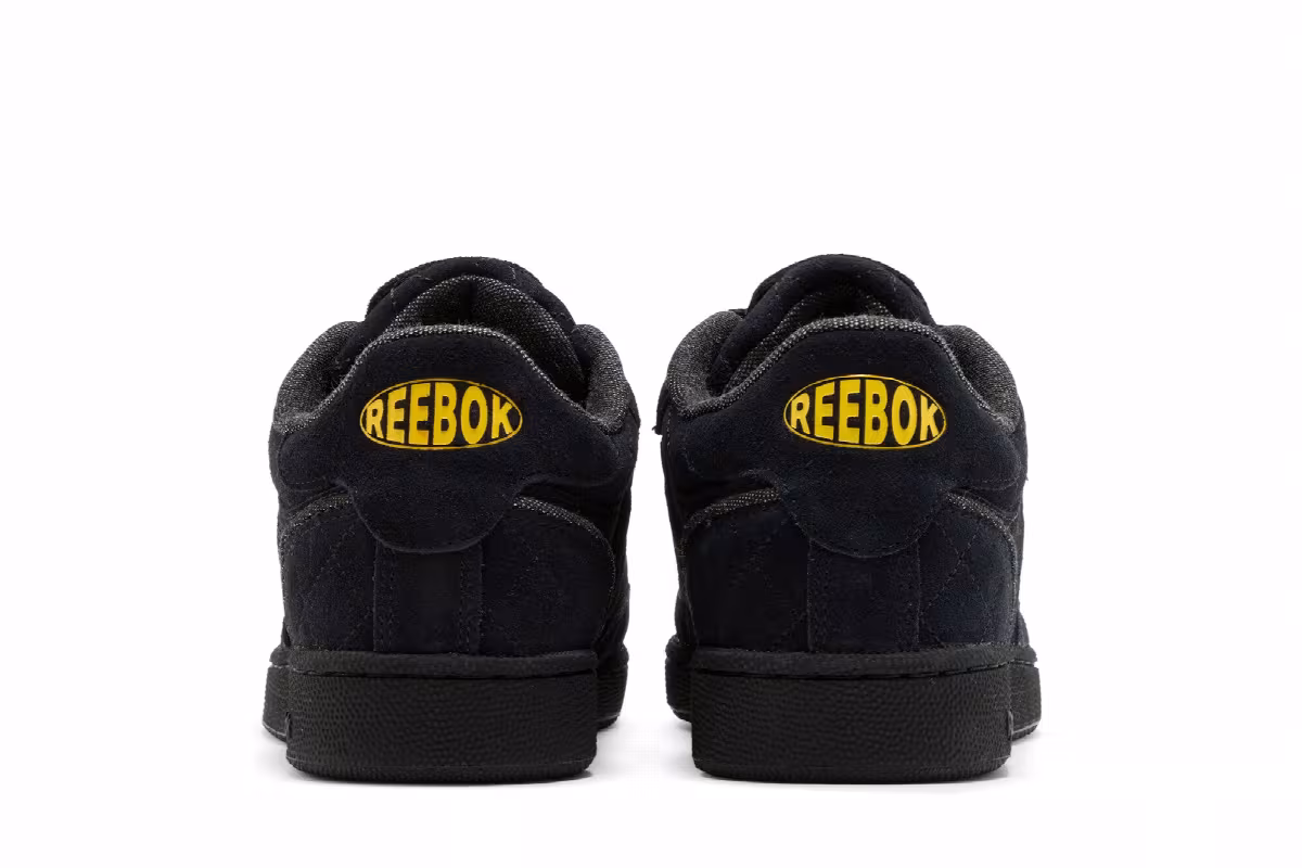 Reebok Club C Bulc Black Team Yellow, view 7