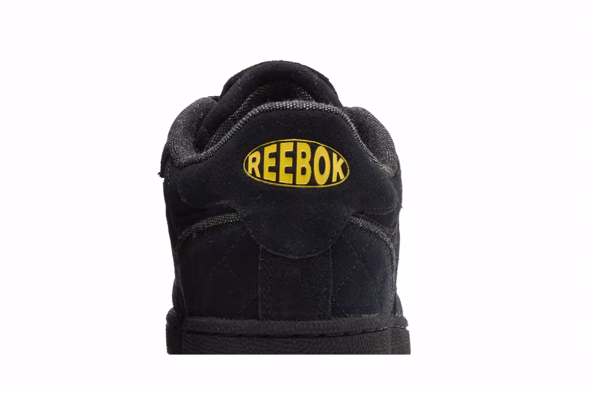 Reebok Club C Bulc Black Team Yellow, view 8