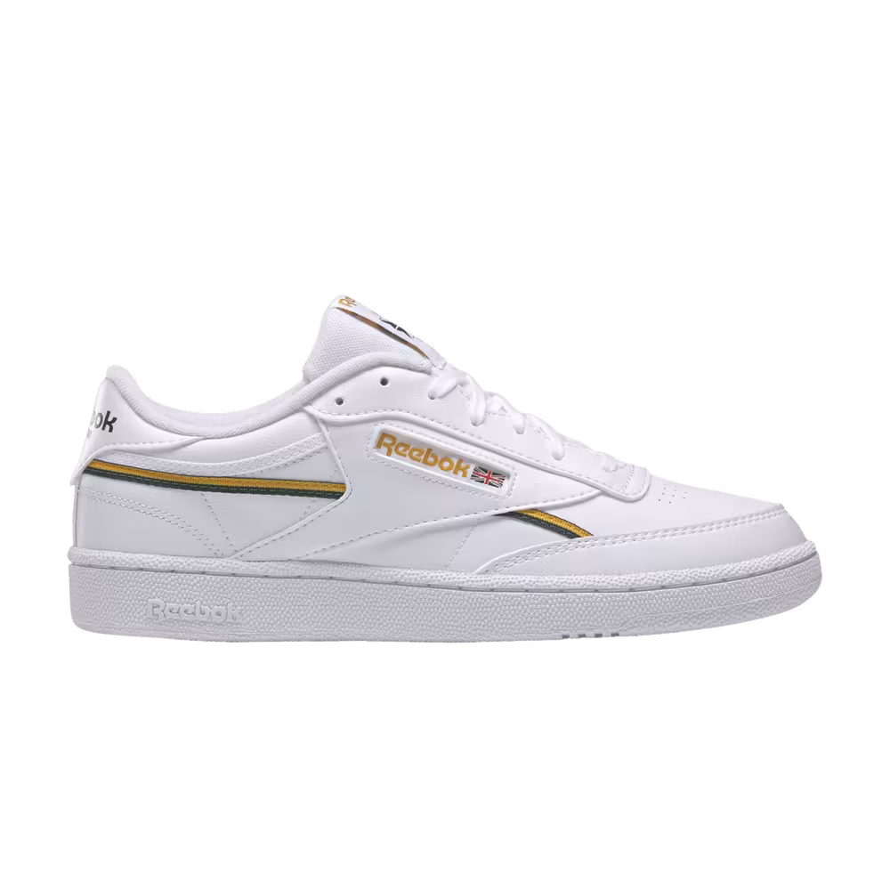 Reebok Club C 85 Vegan White Green Gold