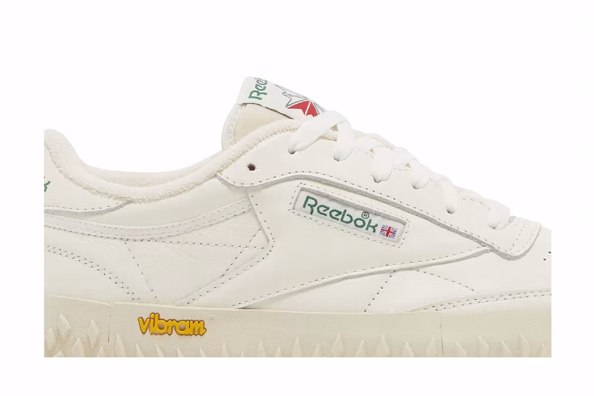 Reebok Club C Vibram Chalk Glen Green, view 3