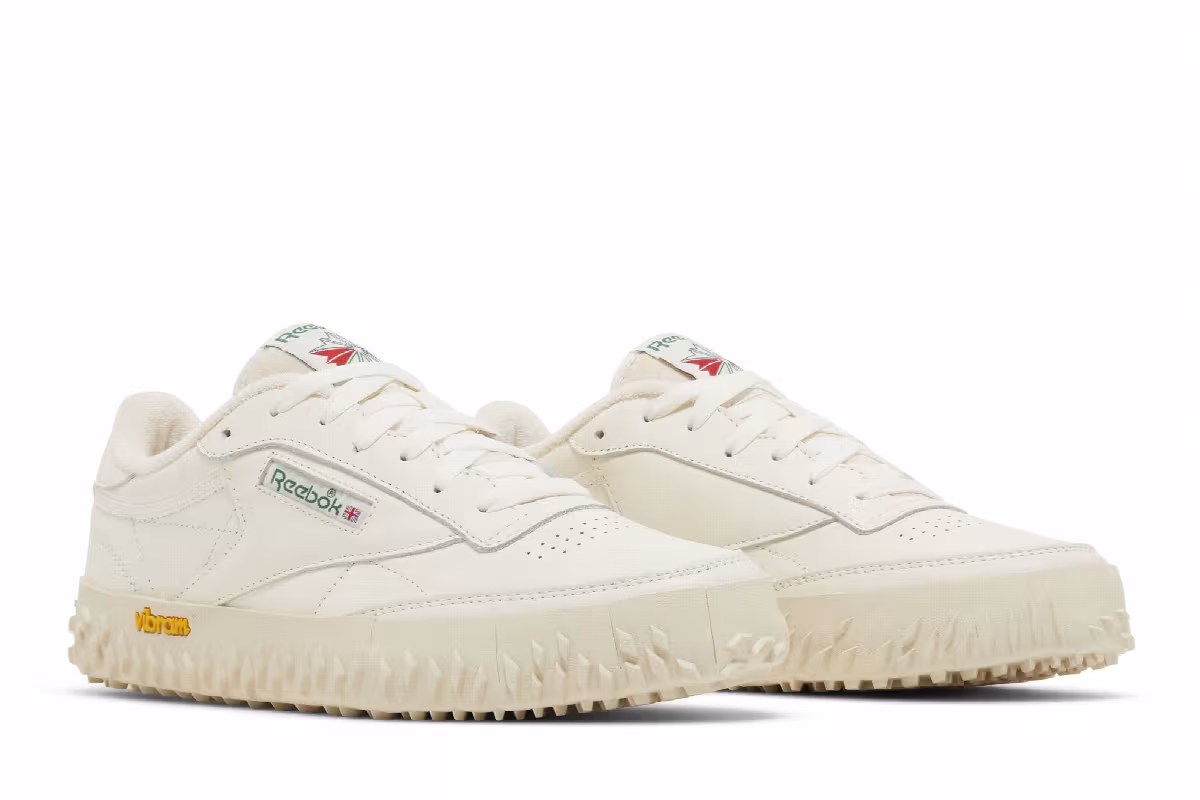 Reebok Club C Vibram Chalk Glen Green, view 9
