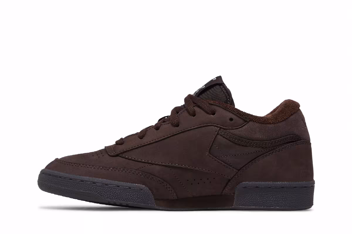 Adsum x Reebok Club C Mid 2 Dark Brown, view 4