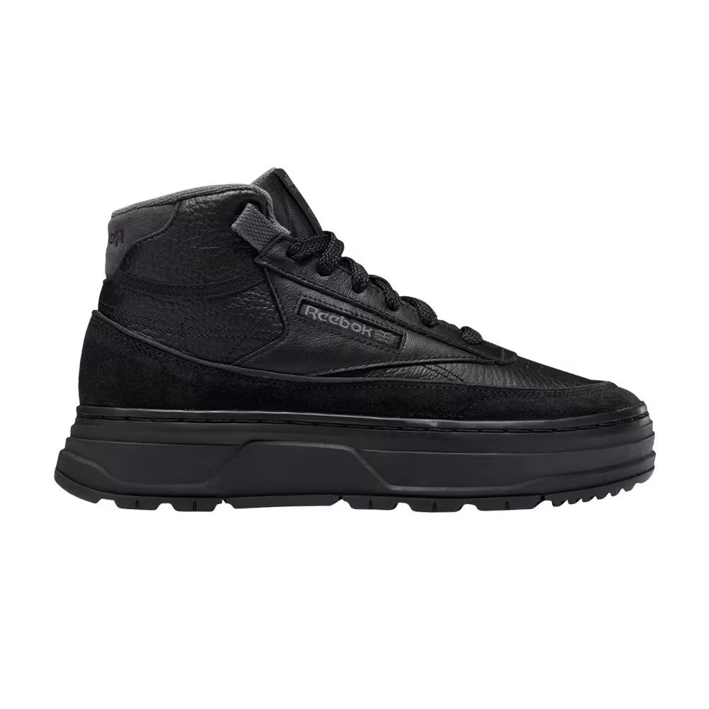 Reebok Club C Geo Mid Black Pure Grey