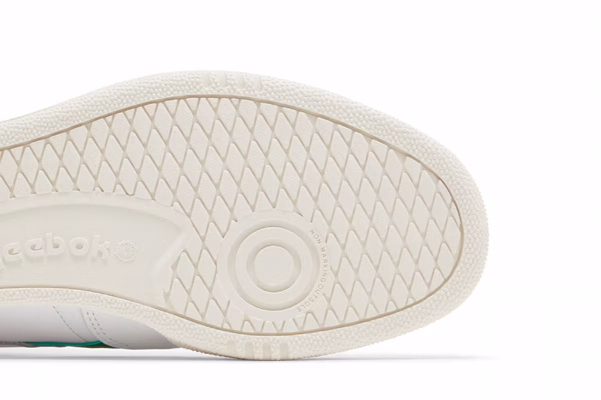 Reebok Club C Revenge White Green Navy, view 6