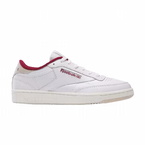 Reebok Club C 85 'White Classic Maroon'