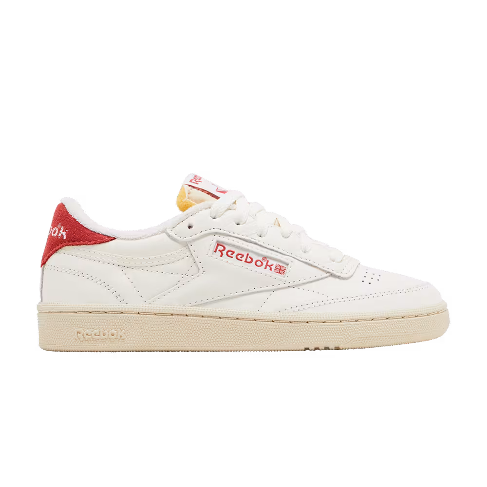 Reebok Women's Club C 85 Vintage Chalk Red