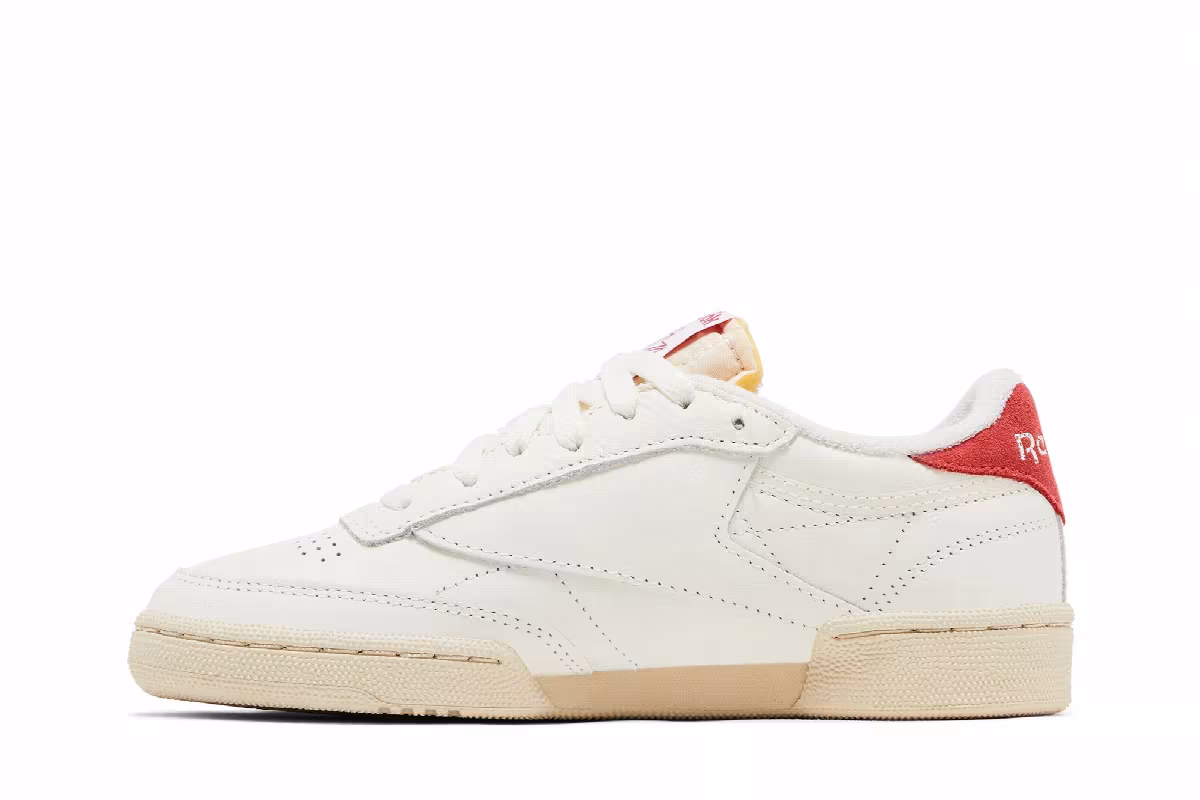 Reebok Women's Club C 85 Vintage Chalk Red, view 4