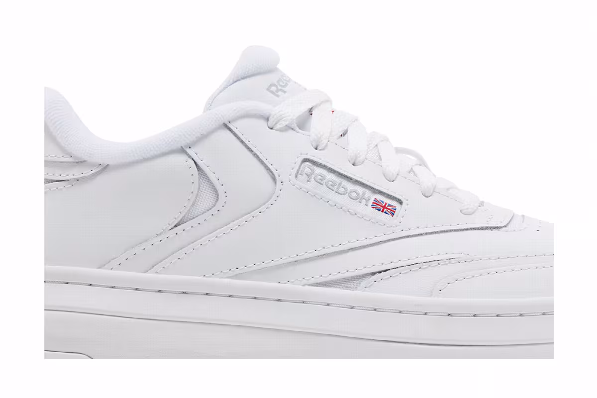 Reebok Women's Club C Extra White Grey, view 3