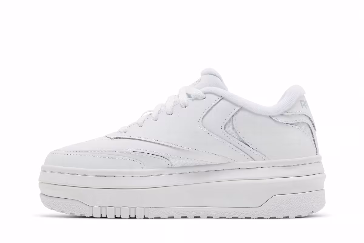 Reebok Women's Club C Extra White Grey, view 4