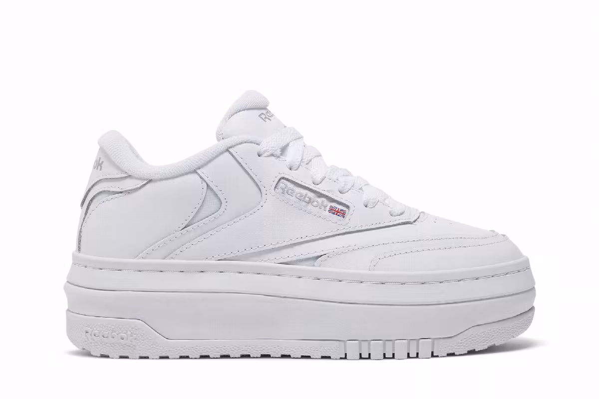 Reebok Women's Club C Extra White, view 2