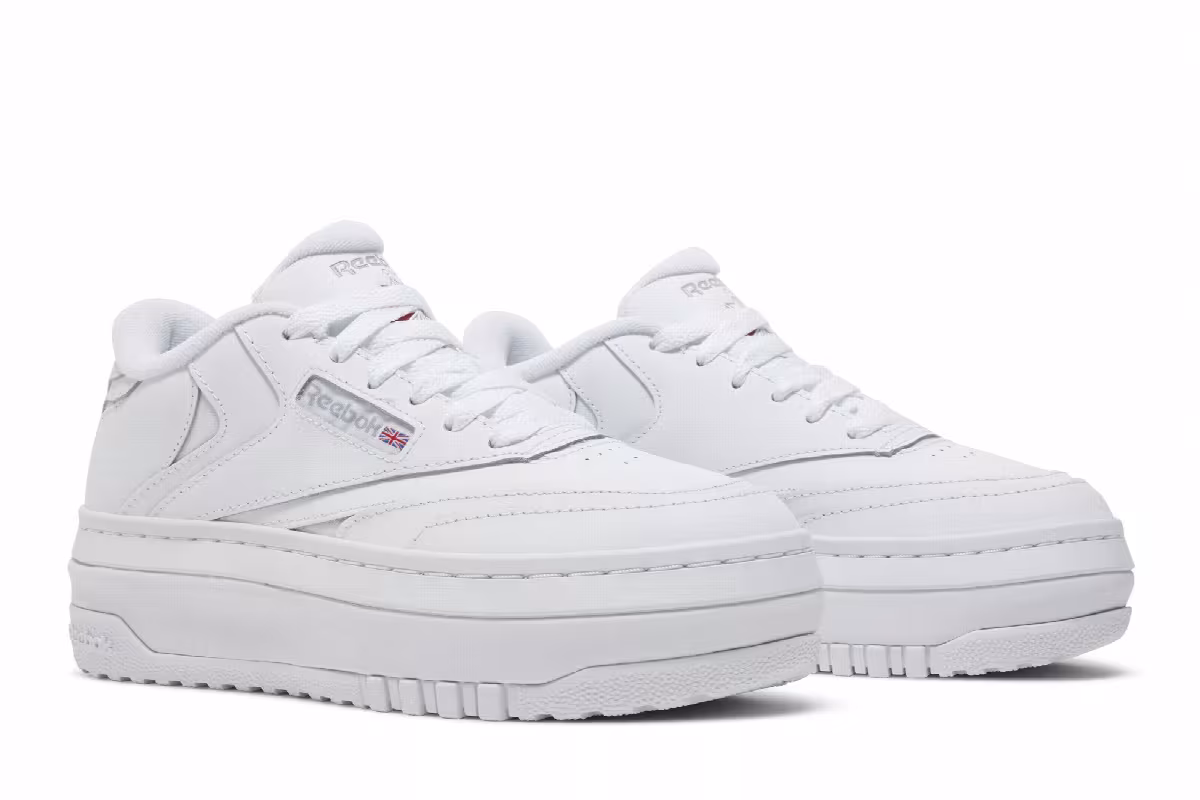 Reebok Women's Club C Extra White, view 9