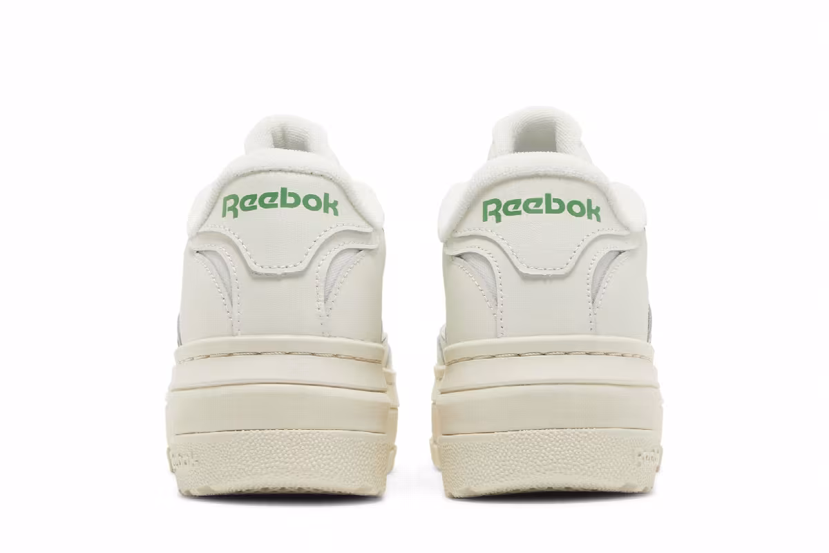 Reebok Women's Club C Extra Chalk Glen Green, view 7