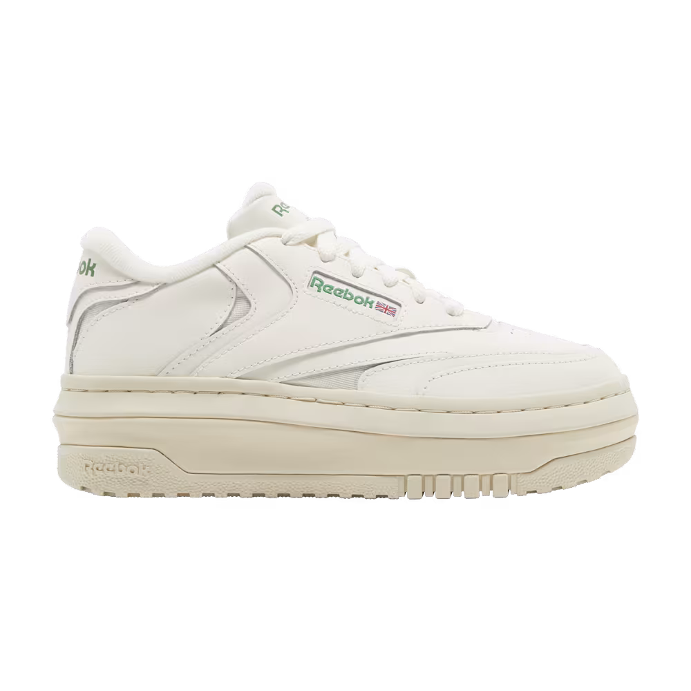 Reebok Women's Club C Extra Chalk Glen Green