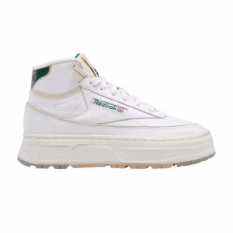 Reebok Wmns Club C Geo Mid 'Chalk Dark Green'