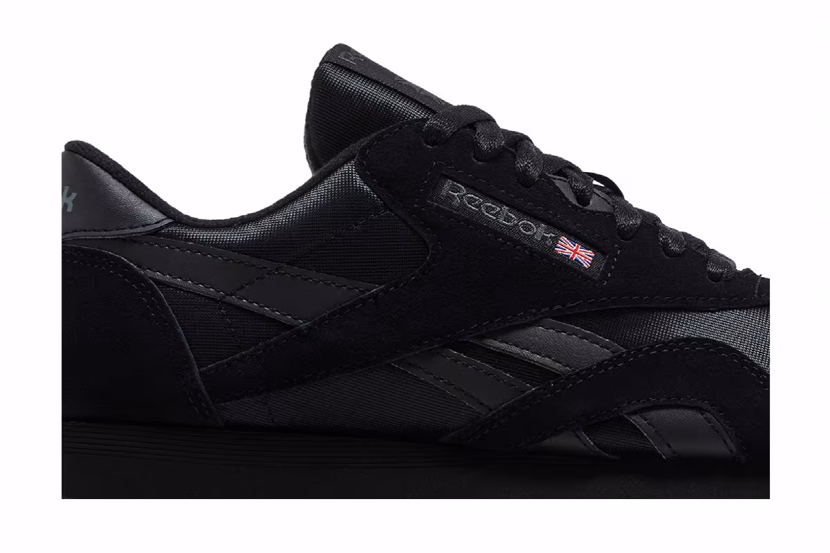 Reebok Classic Nylon Black Pure Grey, view 3