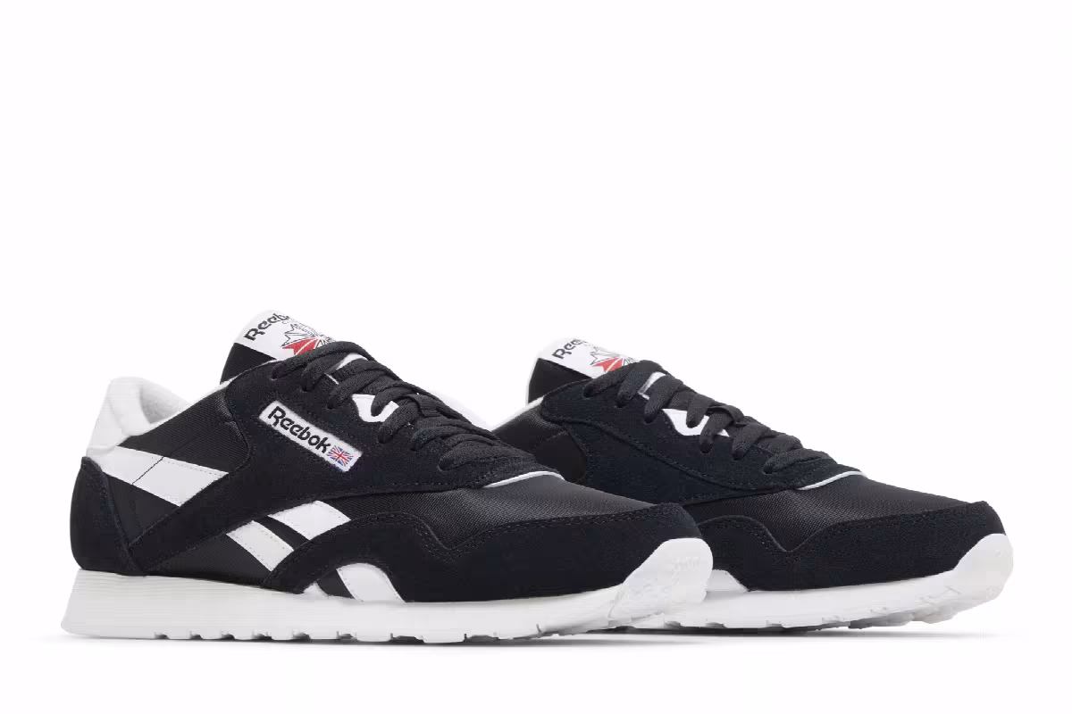 Reebok Classic Nylon Black White 2023, view 9