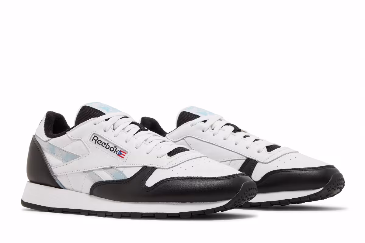 Anuel AA x Reebok Classic Leather 1983 Vintage Caribbean Sky, view 9