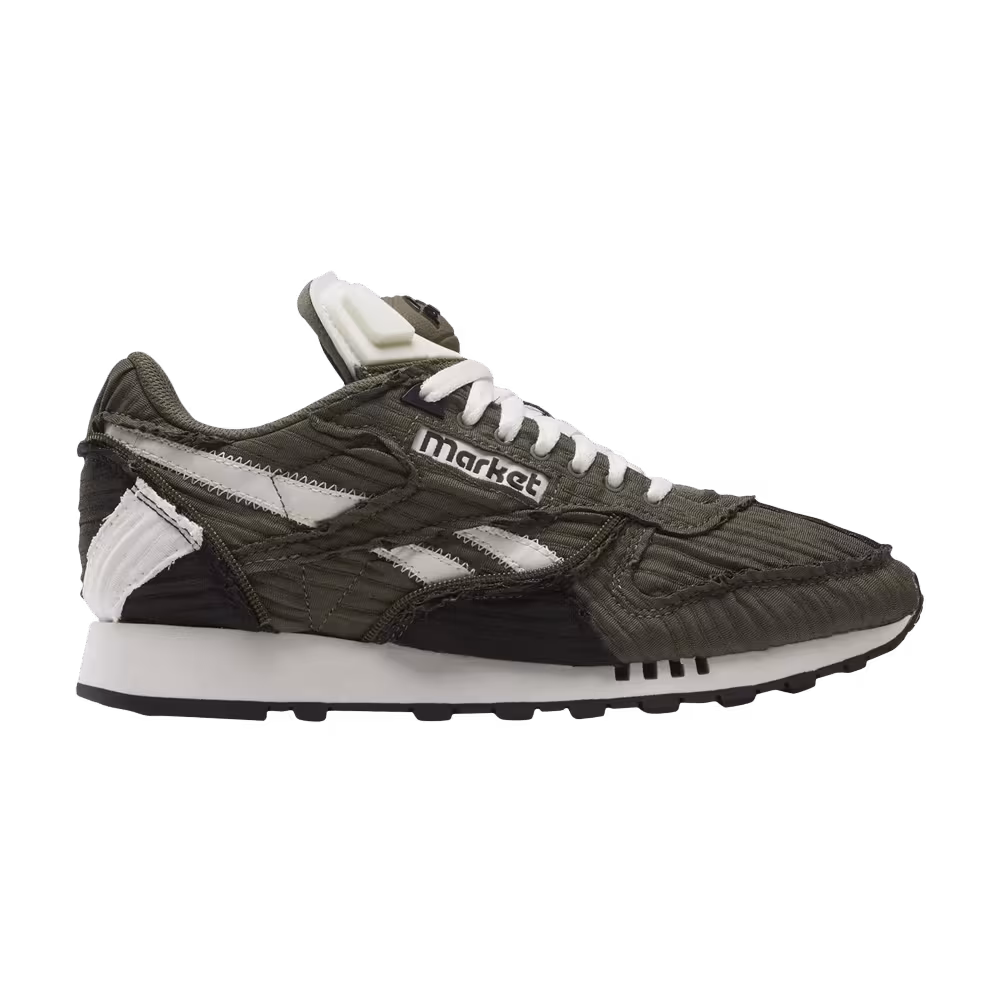 Market x Reebok Classic Leather Pump Army Green