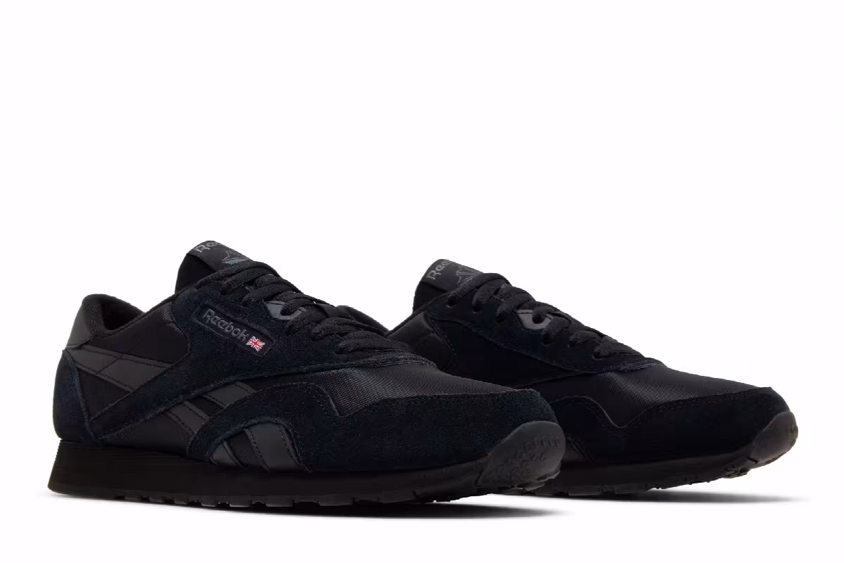 Reebok Classic Nylon Black Pure Grey, view 9
