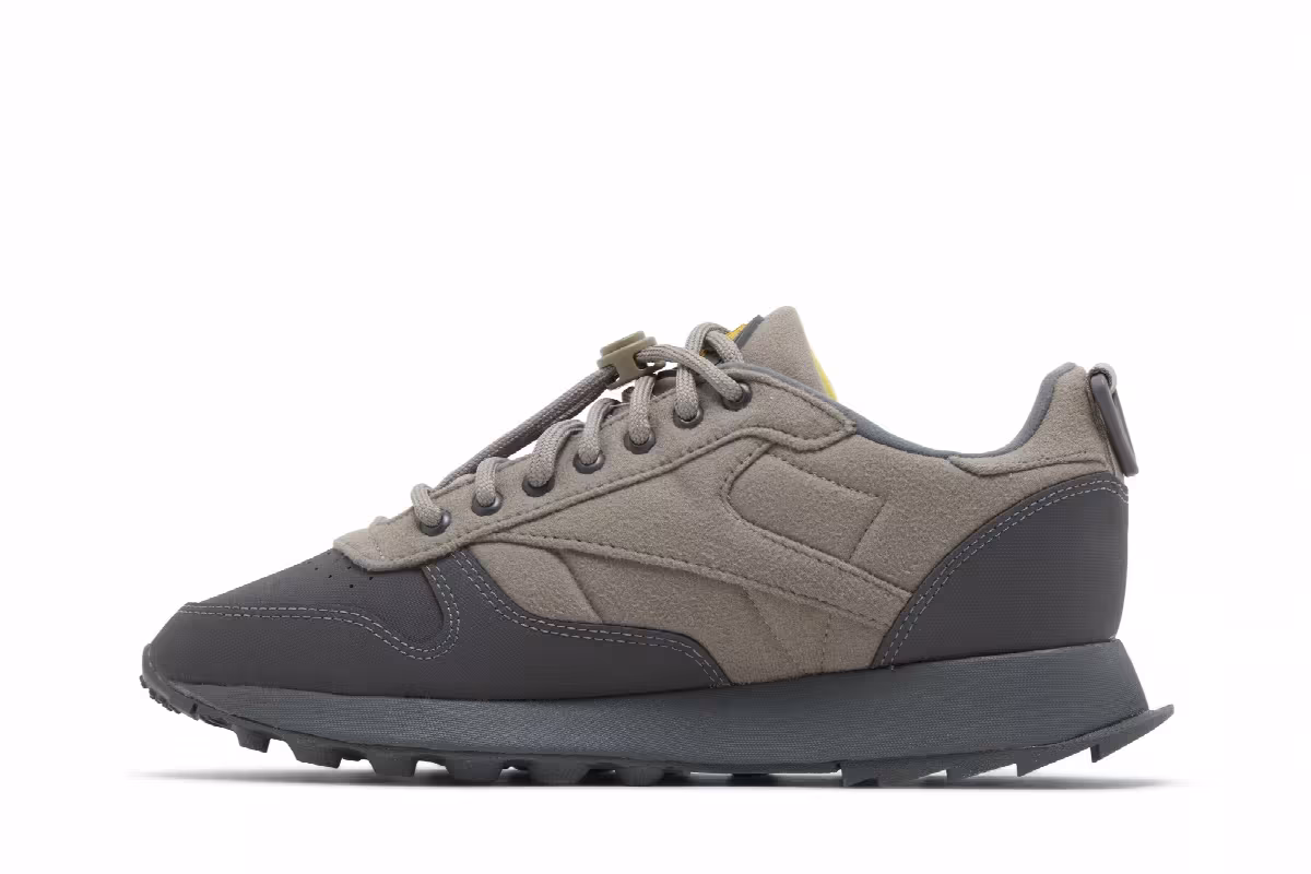 Spyder x Reebok Classic Leather Trail Cement Boldly Yellow, view 4