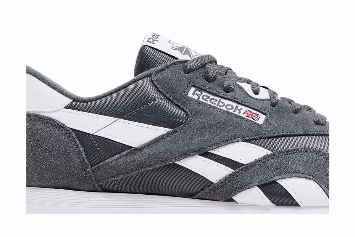 Reebok Classic Nylon Grey White, view 3