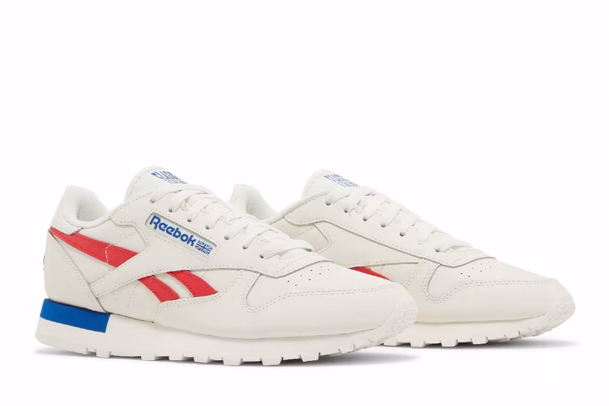 Reebok Classic Leather My Name Is - White Red Blue, view 9